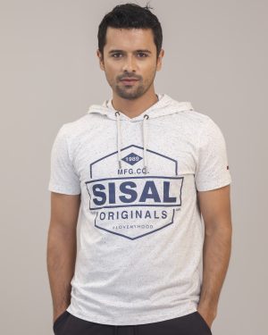 Jersey Hoodie Grey Marl