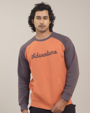 Raglan Sweatshirt Rust
